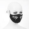 bat facemask - white