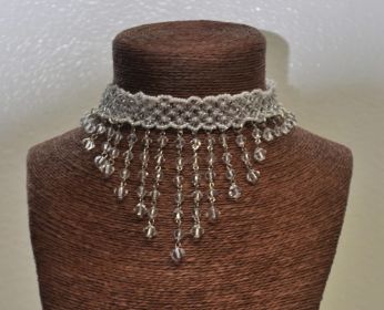 Victorian Choker - Clear