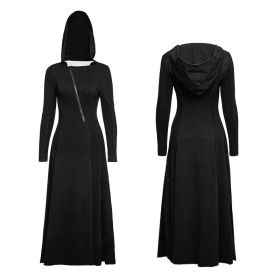 Hollow-out back Dress with Hat