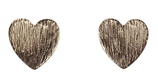 Heart Post Earring Gold