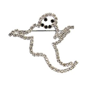 Ghost Brooch, Rhinestones