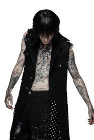 Punk Old Medium Length Vest - L