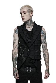 Gothic Asymmetric Vest - 2XL