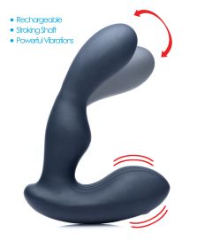 7X P-Stroke Silicone Prostate Stimulator with Stroking Shaft