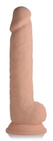 Silexpan Light Hypoallergenic Silicone Dildo with Balls - 10 Inch