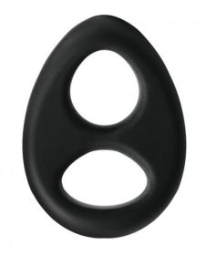 Renegade Romeo Soft Cock &amp; Ball Ring Black