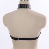 Women Bondage Body Harness Lingerie Goth Crop Tops Leather Bra Cage BDSM Collar Body Harness Belt Chain Slave Breasts Sex Toys