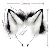 Handmade Faux Fur Fox Wolf Ears Headband Christmas Cosplay Party Costume Accessories