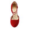 Dream Pairs Platform Shoes for Women 2022 New Pumps High Heels Almond Toe Ladies Mary Jane Elegant Sandals Wedding Party Pumps